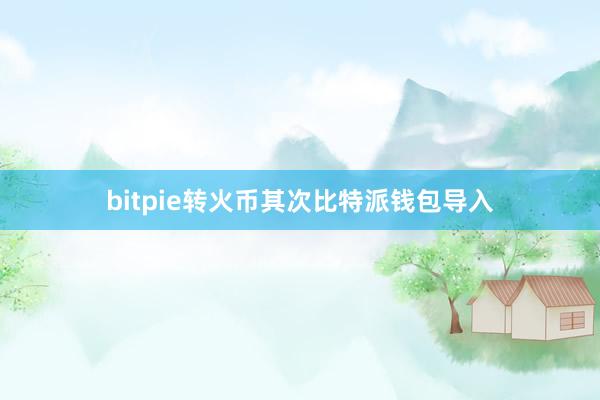 bitpie转火币其次比特派钱包导入