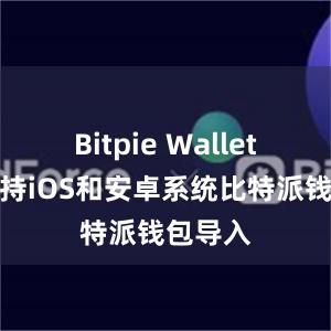 Bitpie Wallet目前支持iOS和安卓系统比特派钱包导入